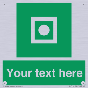 Custom sign safe condition Shipboard general alarm